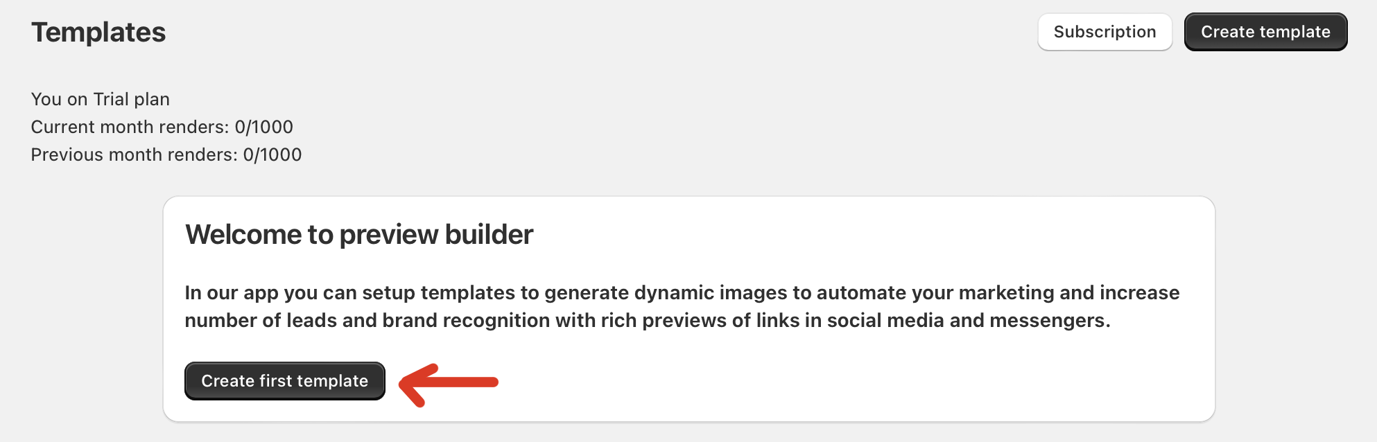 create dynamic opengraph image page - welcome page